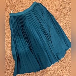 2XL Satin Midi Skirt